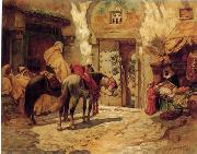 Arab or Arabic people and life. Orientalism oil paintings  438 unknow artist
